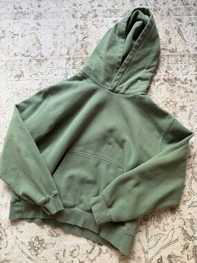Aritzia Olive Green Hoodie Sweatshirt